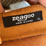 Zeagoo  | Tan Faux Suede Lace Up Mini Skirt Sz XL Photo 2