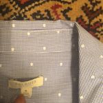 Talbots  long sleeved career or casual shirt. Medium. Never worn. Blue with white Photo 1