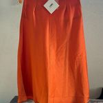 Orange midi skirt NWT Photo 0