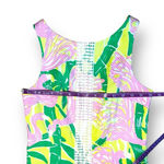 Lilly Pulitzer For Target Women's size 2 Fan Dance Shift Dress Flamingo 20th LFT Green Photo 3