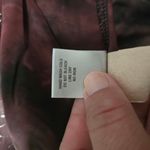 Dressbarn Whimsigoth Red & Black Abstract Floral Drapeneck Top – Size Medium Photo 7