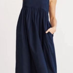Jenni Kayne Jenny Kayne Cove midi dress in Navy NWT Photo 0