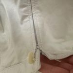 100% white leather skirt Photo 2