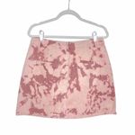 Le lis  Tie Dye Print Corduroy Mini Skirt Pink Size Large Club Concert Y2K New Photo 9