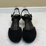 House of Harlow  1960 Black Suede Cherub Clogs Size 10 Photo 2