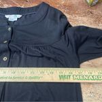 Boden USA Boden Nadine‎ Babydoll Henley Gold Button Jersey Long Sleeve Top Size 2 J0010 Photo 3