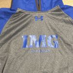 Under Armour IMG academy fleece lined hoodie -  gray with blue size small Photo 1