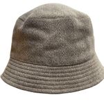 Vintage LL Bean Womens Sz S/ M Tweed Bucket Hat Virgin Wool Cashmere Blend Y2K Brown Photo 4