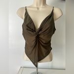 Urban Outfitters Khaki Twist Front Camisole Photo 1
