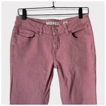 BKE  Payton Mauve Raw Hem Skinny Jeans Sz 26 Long Photo 2
