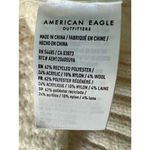 American Eagle  Sweater Size Small White Long Tunic Crew Neck Cableknit Soft NWT Photo 8