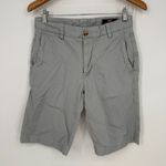 Vineyard Vines Chino Shorts Women 28 Gray Cotton Slash Pocket Flat Front Beach Photo 0