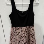 SheIn  Pink and Back Polka Dot Romper Photo 0