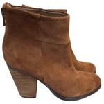 Arturo Chiang  Suede Hadley Bootie‎ Brown Size 8.5 Western Boho Photo 0