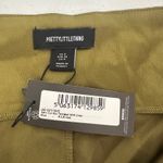 Pretty Little Thing New Olive Satin Cut Out Tie Detail Shift Mini Dress Womens 4 Photo 5