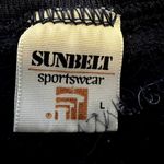 VTG Sunbelt Sportswear Sweatshirt Double Collar Geometric Lace Scallop Navy L Blue Size L Photo 1