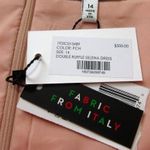 Milly NWT Selena in Peach Italian Cady Off Shoulder Slit Side Sheath Dress 14 Photo 3