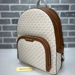 Michael Kors Vanilla Jaycee Large Pocketbook Backpack Photo 1