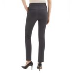 Theory NWT  Women’s High-Waisted Slim Slit Polish Scuba Pants in Charcoal Grey Photo 3