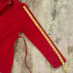 Motherhood Women’s Red  Maternity Button Up Photo 7