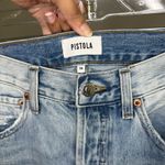 Pistola  Keaton High Rise Slim Straight Button Fly Light Wash Jeans Women’s Sz 24 Photo 7