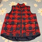 Workshop Republic Clothing  Red and Black Puffer Vest Photo 0