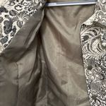 Multiples  Polyester/Cotton Dark Green and Khaki Button Front Jacket Size Large Photo 4