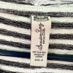 American Rag  Pullover Cotton‎ Striped Hoodie Size Small Photo 4