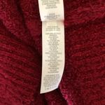 Aerie Oversized Ribbed V-Neck Sweater Long Sleeve Red Pullover Women's Medium Photo 9