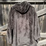 Zenana Outfitters Fuzzy Sherpa Pullover Cowl Neck Tunic Top Women's Photo 2