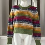 NEW MOTHER The Inset Puff Sleeve Jumper Sweater, Size L New w/Tag Retail $325 Size L Photo 12