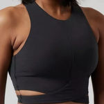 Athleta  Conscious Cut Out Crop Top Sports Bra Photo 0
