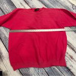 Disney Vintage  Pink Embroidered Mickey Mouse Oversized Women’s Sweater Photo 5