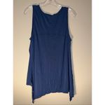 Zyia  active navy women’s activewear loose fit tank Large #718 Photo 5