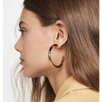 Kenneth Jay Lane Couture Shopbop Gold/Tortoise Post Hoop Earrings Gold Photo 2