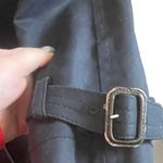 Club Monaco  Women Belted Trench Coat L Navy Classic Trendy Minimal Chic Capsule‎ Photo 11