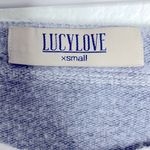 Lucy Love OH SO SO SOFT long sleeve sweatshirt lightweight flattering front tie Photo 3