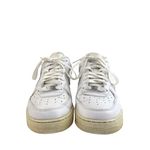 Nike  Air Force 1 Men's White Low Top Lace Up Sneakers Athletic Running Shoes 9.5 Photo 1