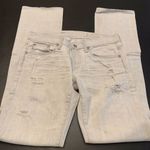 AG Adriano Goldschmied Women's Distressed Tomboy Boyfriend Fit Jeans Gray Sz 27R Photo 0