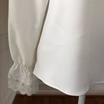 Laundry by Shelli Segal Laundry Shelli Segal Satin Blouse Cross Back NWT S Photo 3