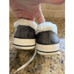 P.J. Salvage  Gray Grey Velour Faux Fur Trim Low Top Casual Sneakers Shoes Womens 8 Photo 12