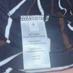 Rebecca Taylor white shirt with brown and white stripes t-shirt Photo 4