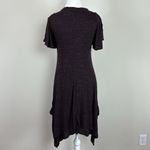 Anthropologie Dolan Left Coast Melanie Knit Asymmetrical Plum Dress Sz Sml Brown Photo 9