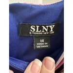 Slny Tiered Ruffle Sleeveless Dress Floral & Navy 14 XL Photo 4