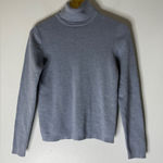 Vintage Gap Factory Merino‎ Wool Blue Turtle Neck Sweater Large Photo 0