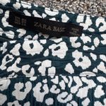 ZARA  Basic Cheetah animal leopard Print white cream and teal blue Photo 1