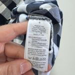 J.Crew Dress Womens Size 0 Gingham Plaid Button Down Shirt Dress Belted Black Photo 5