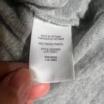 Theory Delane Heather Gray Short Sleeve Knit Top 100% Tencel Size P/P Photo 3