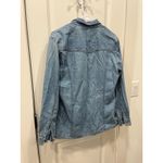 Biker Blues Harley Davidson Lace Up Denim Shirt Jacket Women's S Blue Photo 11