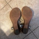 Coach  Vitalia Leather Silver Sandals Size 6 Photo 8